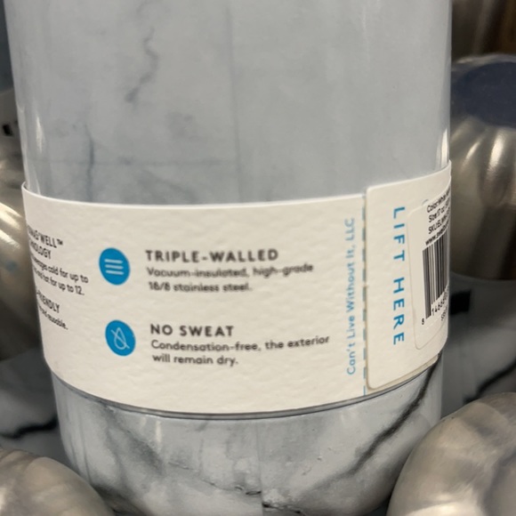 S'well Elements Collection Water Bottle WHITE - Picture 6 of 9